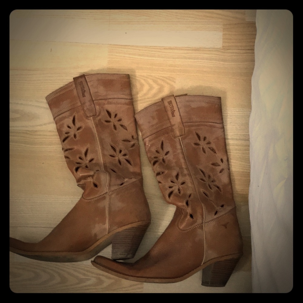 Antique Cowboy Boots